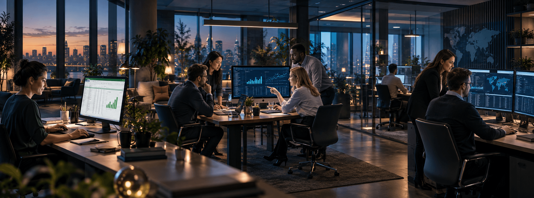 A finance professional, a company team and an accounting practice team representing the KX Lite, KX Suite and KX Practice environments.
